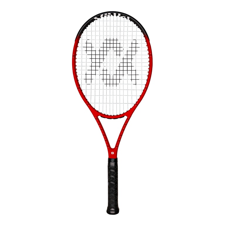 Völkl Tennisschläger Vöstra V8 100in/285g/Turnier 2024 rot - unbesaitet -